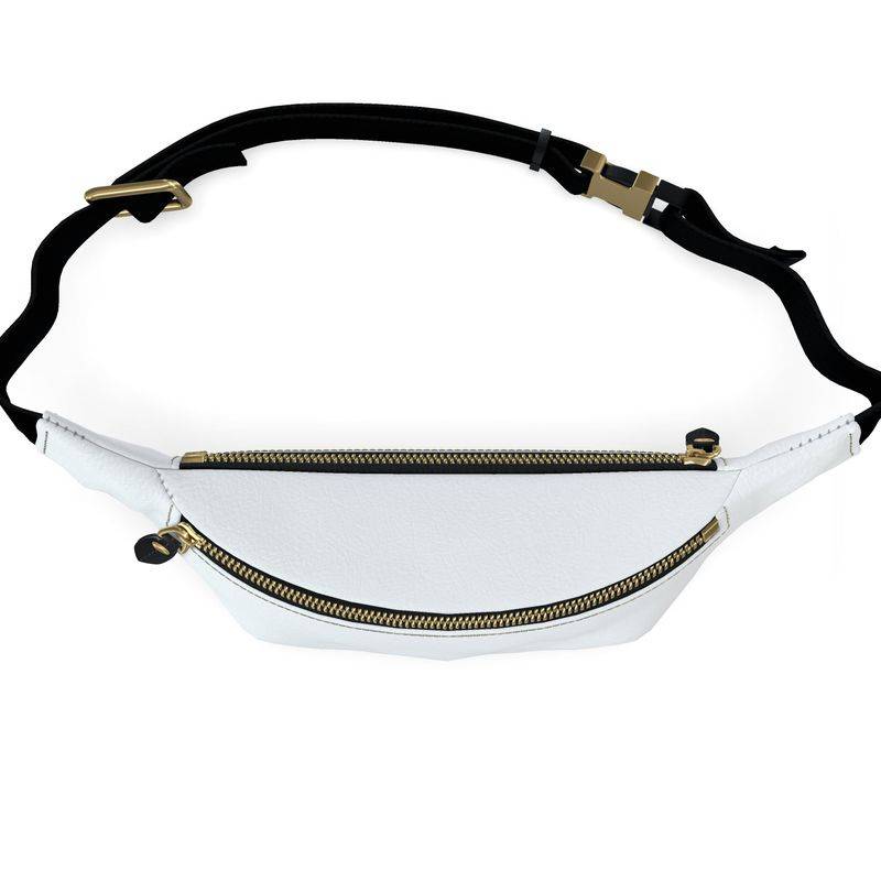 Plain White Fanny pack